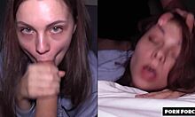 Girlfriend gets wildly penetrated on sofa