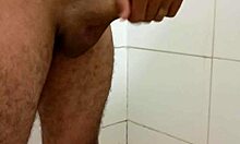 Skinny Guy Strokes Monster Cock in Solo Session