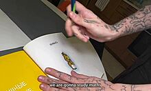 Redhead Classmate with Bubble Butt Riding Me Hard in Bed