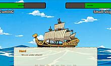 In this 3D hentai parody, lusty buccaneers creampie the pirate's pussy in episode 4. 😈