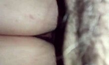 i'm fuckin my chubby spanish girlfriend doggystyle and cummin all over her big ass