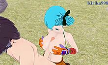3D animated hentai with Bulma and Ersa in hot scene