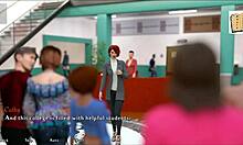 Being a dik game episode 5 chick route in anime style