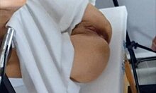 Ginecologista Fucks Teen Redhead and Cums on Her Ass! Damn!