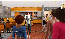 Being a dik game episode 5 chick route in anime style