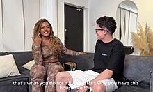 colombian ebony milf caught in creampie with carla morelli & pipeboy at friend's house