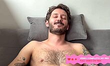 Gay blowjob action in homemade video with my girlfriend