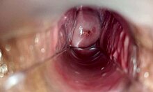 Intense orgasm captured close-up inside her wet vagina