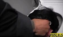 Bdsm slut gets rough fucked with choking toys bondage submissive