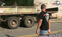 cute latino twink tries anal with german guy