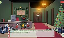 Mrs. Santa says, 'Tease me with the anal plug'