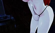 Itsuka Kendo going wild with squirting masturbation in 3D hentai! 😍