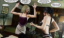 คอมิก 3D Vox Populi ตอนที่ 32 แสดงตัวละครอนิเมะ