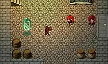 harem in another world harem hentai game ep 14 redhead milf block him with her giant tits