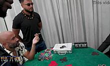 cuckold husband loses card game wife bruna santos pays with body