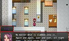 harem in another world harem hentai game ep 14 redhead milf block him with her giant tits