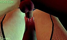 little whore sucks big cock in 3d animation hentai