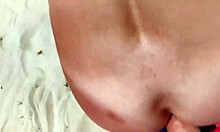 teasing a stranger, she didn't expect that anal creampie