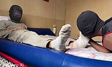 Serving the married welder in the motel hotel room