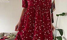 try on haul with dresses and skirts, showing off my curvy body in tight fits