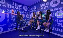yo, join our wild sex class and lesbian threesome with epic squirt action by alanna, emma, and anna on juan bustos podcast!
