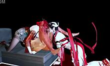 i had a threesome with two bigboobs princesses in 3d animation