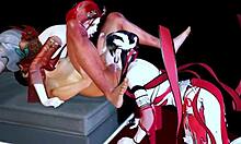 i had a threesome with two bigboobs princesses in 3d animation