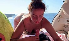 Sexy Milf Sucks Stepson And Gives Vagina In Public