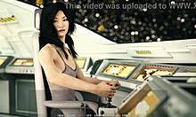 hot teen banged by monster alien on spaceship in 3d cartoon