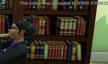 voyeur catches teacher giving blowjob in office