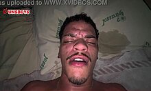 Muscular Stud Bends Over Submissive Guy for Deep Anal Pounding in Homemade Clip.