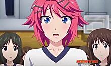 Anime Teen Sucks Big Cock in Close-Up Hentai Scene