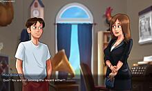 Stepmom says, 'look at my huge tits'