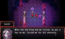 Harem game ep 16 shows ghost with small tits getting drenched in bukkake