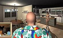 Sex lady sonia teasing and dancing sexy in 3d cartoon