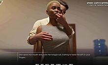 so this short-haired black ebony milf teacher bangs a young 18+ stud at college