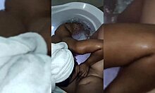 Seductive milf bathes with step-nephew in pool bathroom