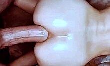 Skinny college girl gets her ass pounded by a big cock