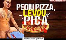 i sucked the delivery guy's big cock, then he assfucked me hard