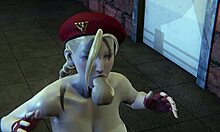 cammy takes it deep in all three holes, damn hot 3d porn! 🔥