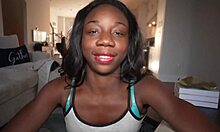 Lola Black XXX Fucks Dire with Creamy Pussy