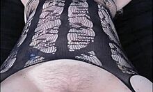 Kity Hudson shows off her curvy body in lingerie on the stairway to naughty fun