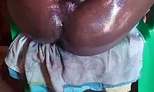 Massive black oiled cock explodes in unique solo pose. Watch this homemade fetish action now.