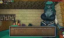 Just playing Hornycraft parody, ep 47, piglin gets a happy ending in hentai game