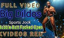 butt fucking myself crazy with that huge dildo