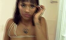 hey, my stepbrother spies on me, so i take his huge monster dick in my mouth - pov