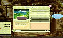 Summer clover caught half naked in harem game 😳