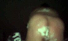 gay man from russia took snow bath and fed ass with snow