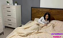 teen latina nikki's tight pussy gets stretched by her stepbro