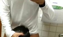 got a tasty blowjob from boy in disabled toilet